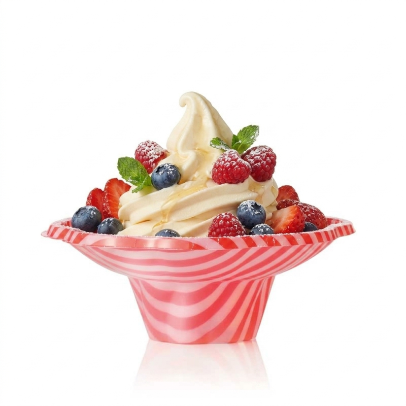 Coppetta Yo-Mix yogurt gelato soft rossa | Crovegli