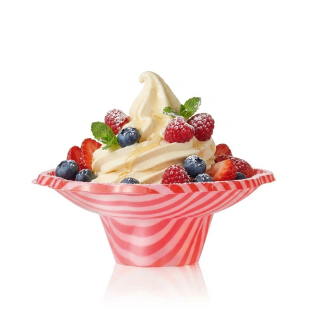 Coppetta Yo-Mix yogurt gelato soft rossa | Crovegli