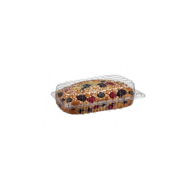 Vaschetta PET rettangolare porta torta 18x9 cm H 50 mm | Crovegli