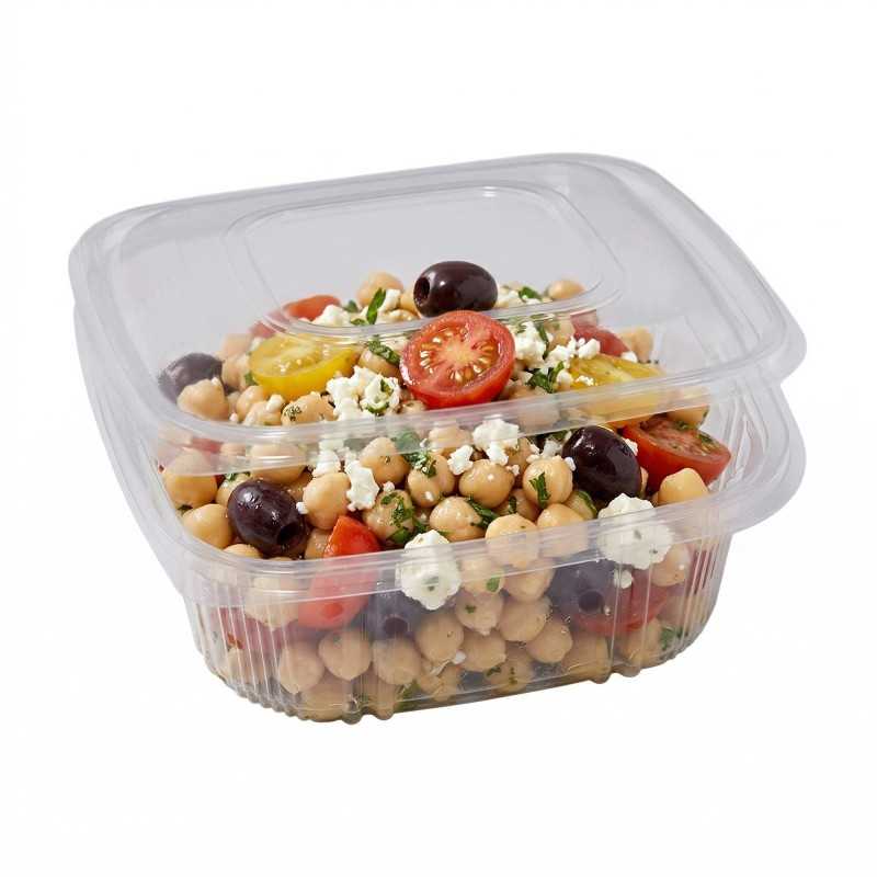 Contenitore PP 1200cc 16x16 cm H 6 cm microonde | Crovegli