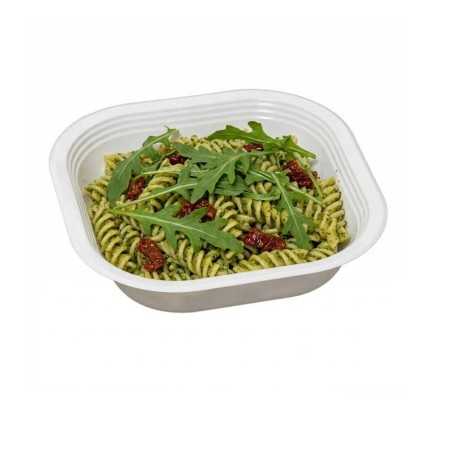 Piatto plastica quadrato P1 45  termosaldabile mensa | Crovegli