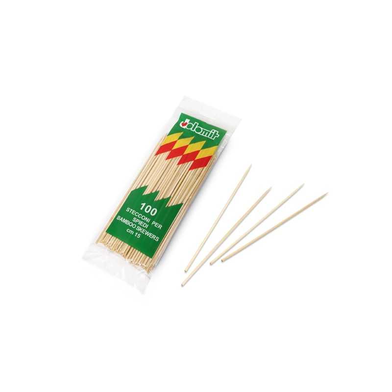 Spiedo bamboo 15 cm spiedini carne pesce frutta gourmet | Crovegli