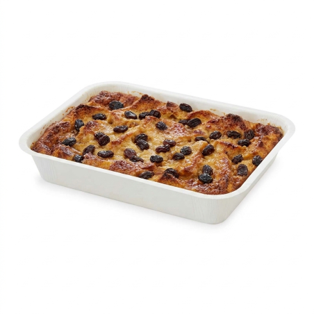 Vaschetta cellulosa VS45G termosaldabile 270x210 H45 6 porzioni microonde | Crovegli