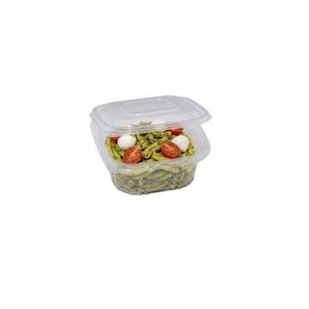 Contenitore PP 375cc 10x10 cm H 5,5 cm microonde | Crovegli
