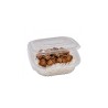 Contenitore PP 500cc piatto 15,5x15,5 cm H 3,7 cm microonde | Crovegli