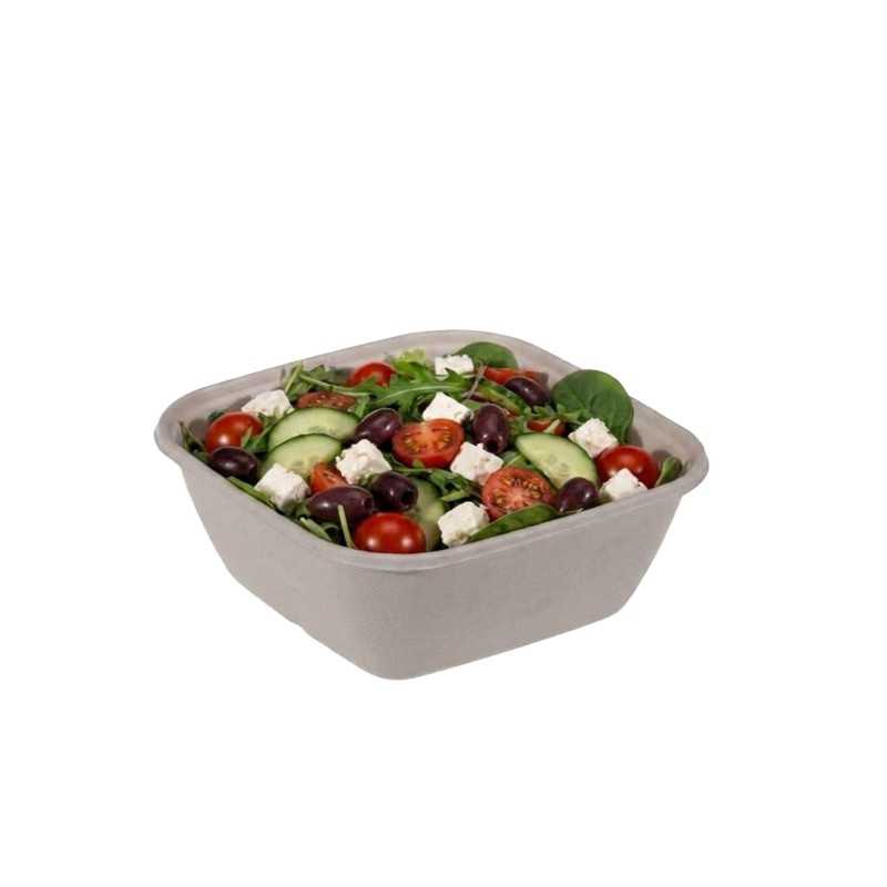 Insalatiera polpa cellulosa 17x17 h6 cm 1000 ml | Crovegli