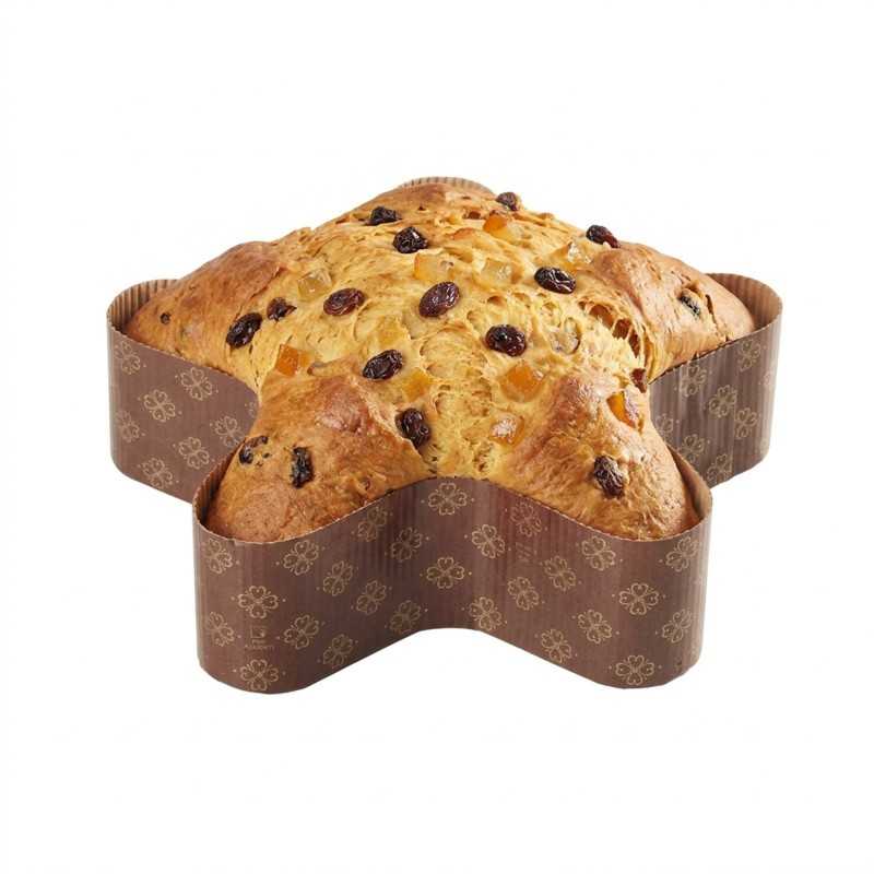 Forma cottura stella cartoncino 100 g dolci pandoro | Crovegli