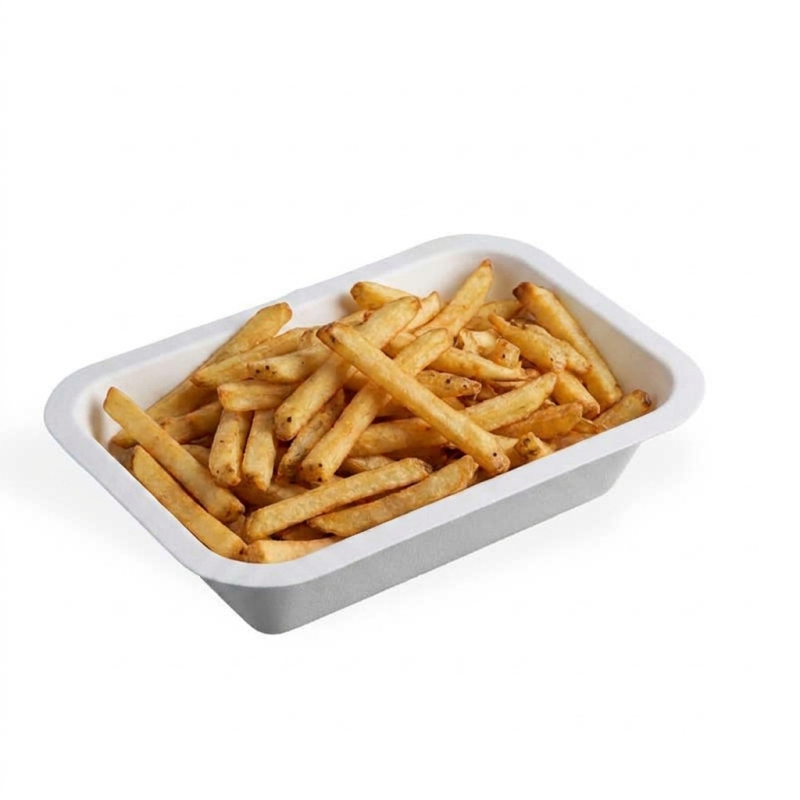 Vaschetta patatine cellulosa 450 cc monouso | Crovegli