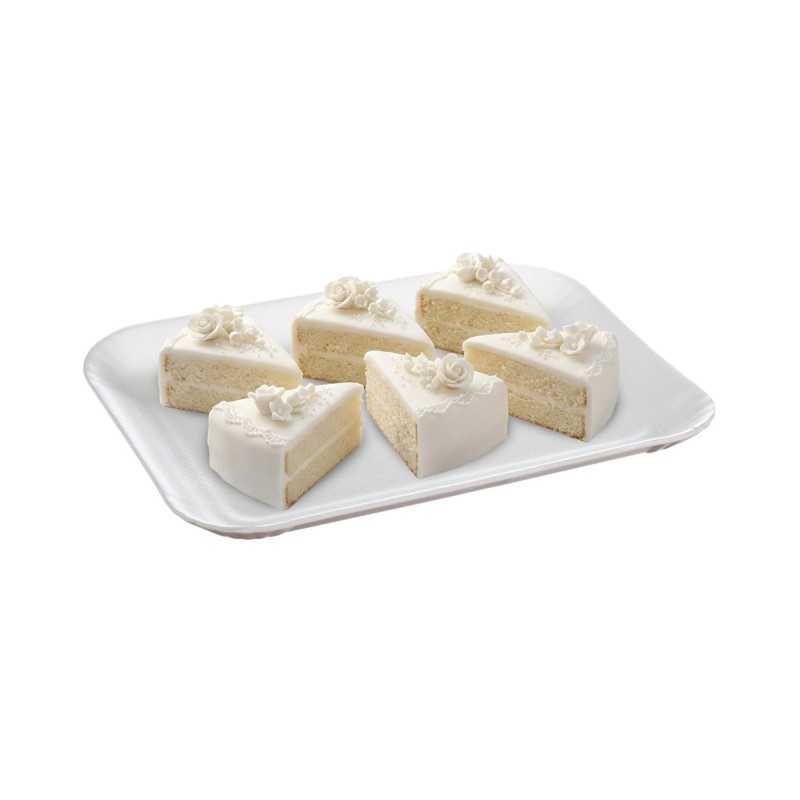Vassoio polistirolo espanso 208 giallo non drenante 352x260 H25 mm carni formaggi | Crovegli
