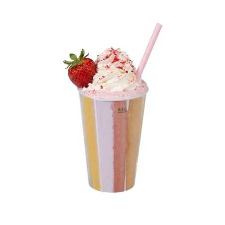Bicchiere cartoncino Bellavita 370 cc frappè granite frullati | Crovegli