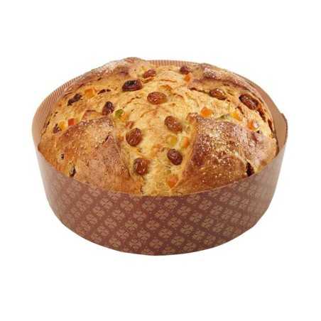 Forma panettone basso carta forno 2000 g Ø 27,5 cm H 8 cm | Crovegli