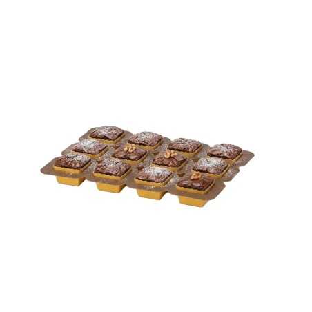Teglia 12 stampini muffin cartoncino rigido 45×45 mm H 40 mm forno | Crovegli
