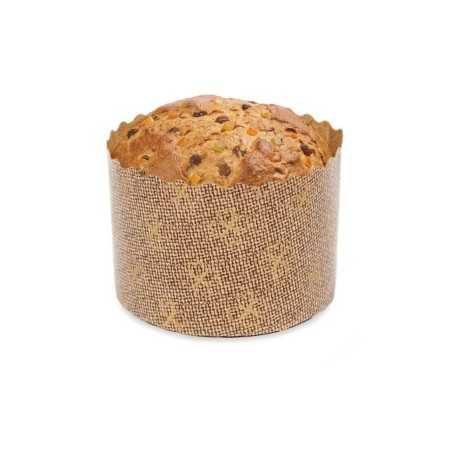 Forma panettone alto carta forno 100 g Ø 7 cm H 5 cm | Crovegli