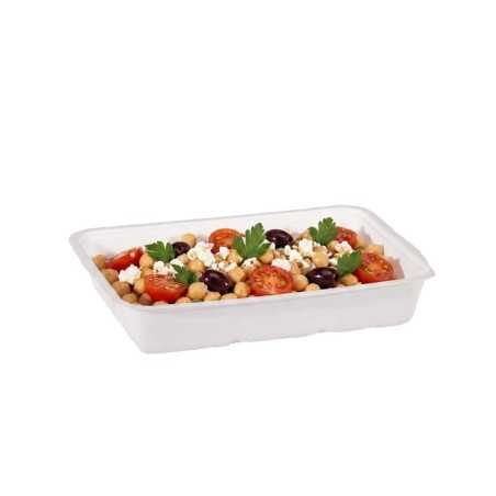 Vaschetta cellulosa 19,2x26,2 cm h4,5 cm 2000 ml microonde | Crovegli