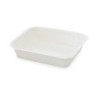 Vaschetta cellulosa VS45P termosaldabile 180x210 H45 4 porzioni microonde | Crovegli