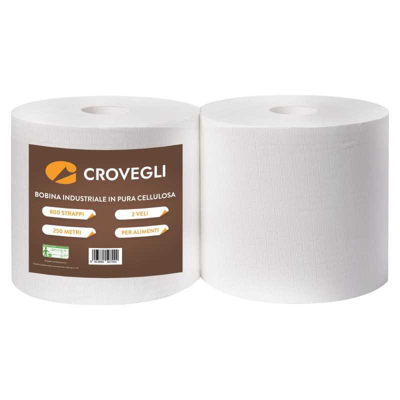 Bobina Crove 800 gialla 2 veli 800 strappi | Crovegli