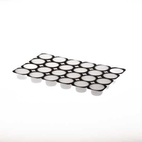 Forma muffin cartoncino bianco 2 once Ø 6,8 cm H 36 mm forno | Crovegli