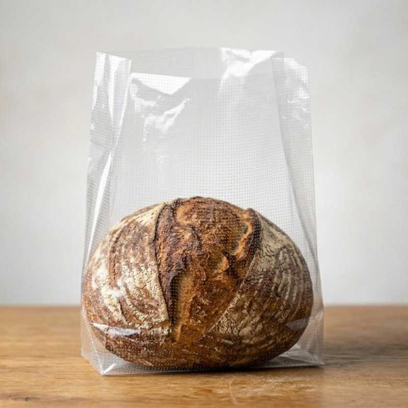 Busta COEX microforata pane baguette ortofrutta 18x70 | Crovegli