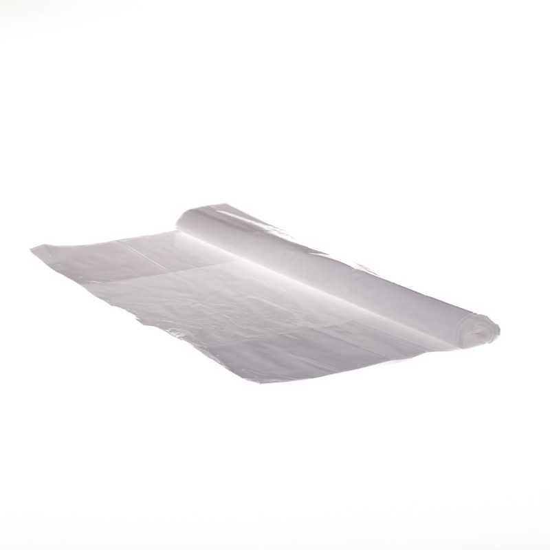 Sacchi pattumiera LDPE bianchi 40+17+17x80 cm 35 micron macellerie laboratori | Crovegli