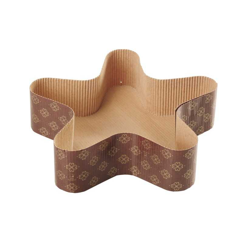 Forma cottura stella cartoncino 100 g dolci pandoro | Crovegli
