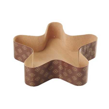 Forma cottura stella cartoncino 100 g dolci pandoro | Crovegli