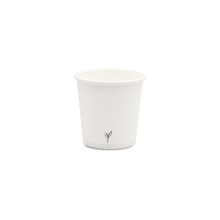 Bicchiere caffè cartoncino bianco 120 ml | Crovegli