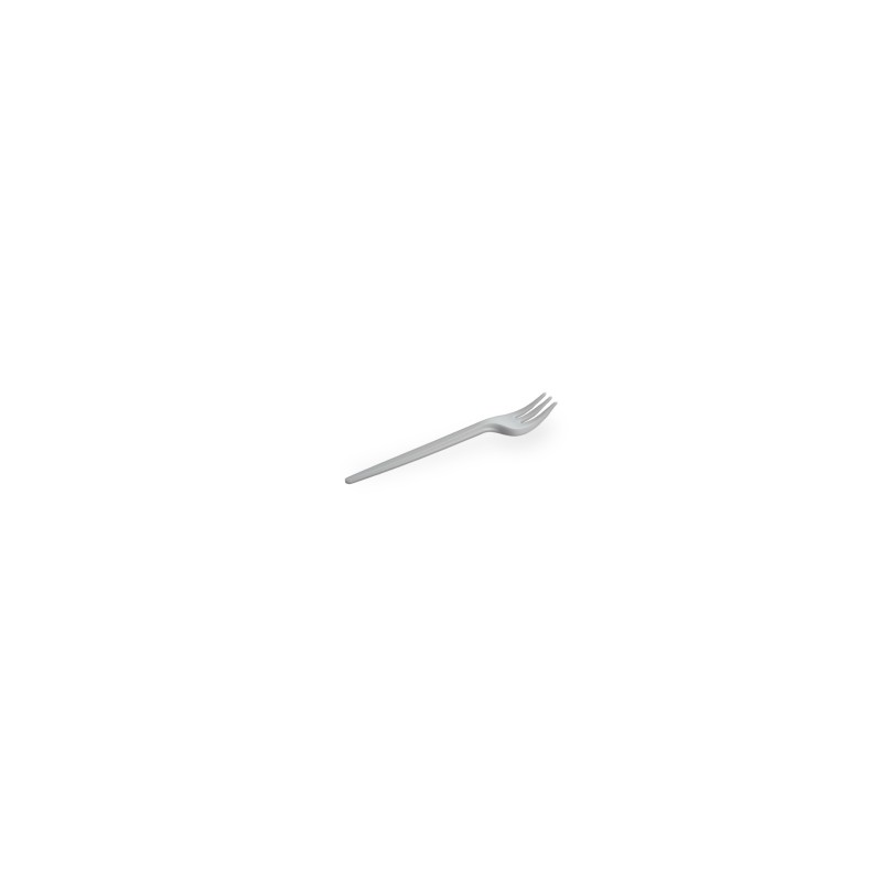Forchettina finger food compostabile CPLA bianca 10 cm assaggi | Crovegli