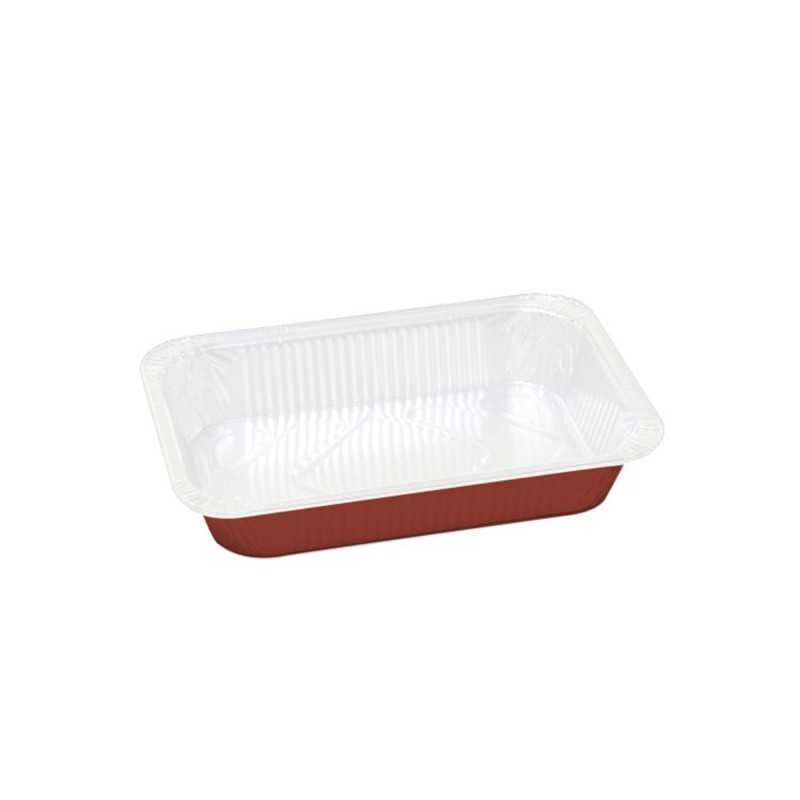 Contenitore alluminio 101 laccato rame 2 porzioni | Crovegli