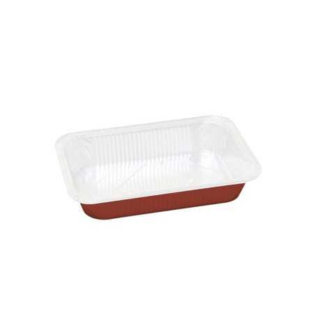 Contenitore alluminio 101 laccato rame 2 porzioni | Crovegli