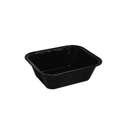 Contenitore alluminio 111 laccato nero 22,6x17,6x3,6 cm | Crovegli