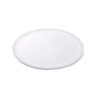 Disco PS bianco bordo trinato diametro 30 cm dolci | Crovegli