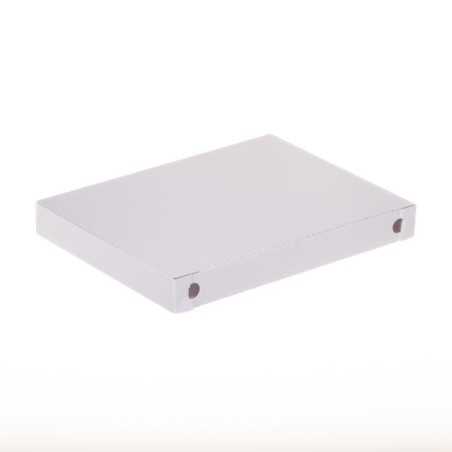 Scatola pizza cartoncino vegetale bianco 50x50 H5 cm | Crovegli