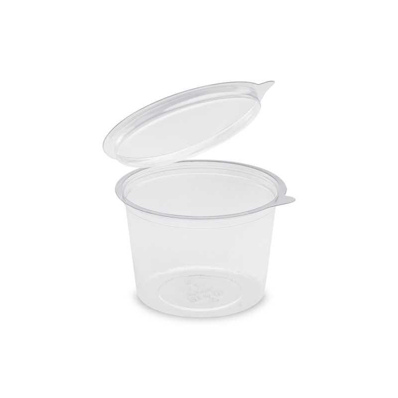 Vaschetta PET rotonda Olipack 500cc coperchio cerniera | Crovegli