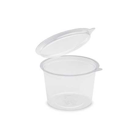 Vaschetta PET rotonda Olipack 500cc coperchio cerniera | Crovegli