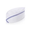 Cappello bustina monouso carta bianca e blu | Crovegli