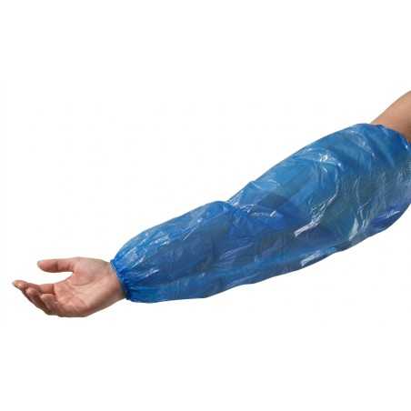 Coprimaniche monouso LDPE blu | Crovegli