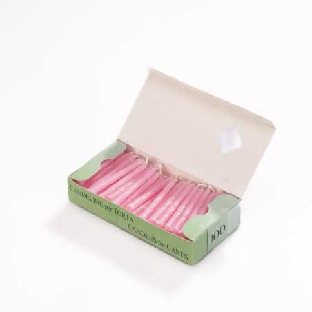Candelina rosa per torte conf. 100 pz | Crovegli