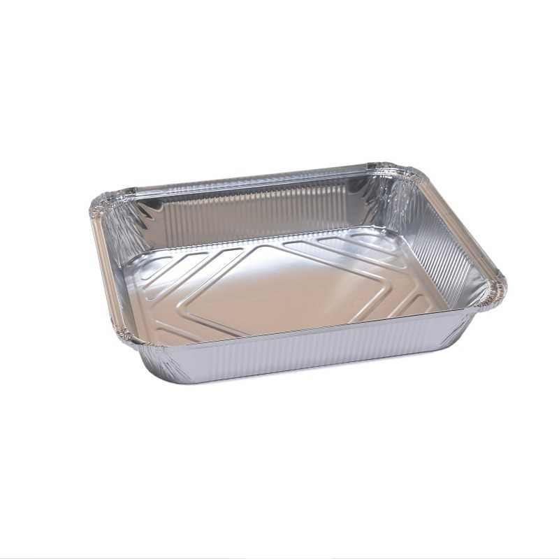 Contenitore alluminio 131 rettangolare bordo L 32x26 cm | Crovegli