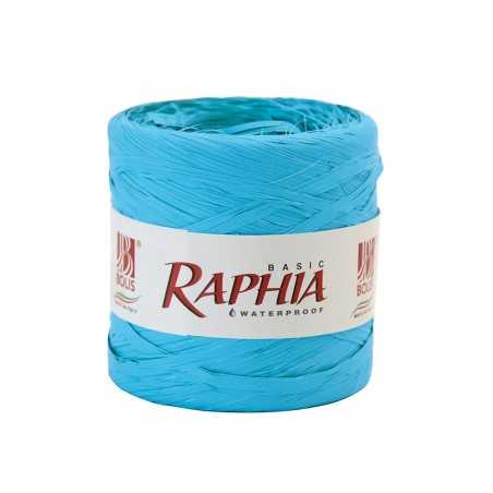 Raphia sintetica 5 mm x 200 m turchese | Crovegli