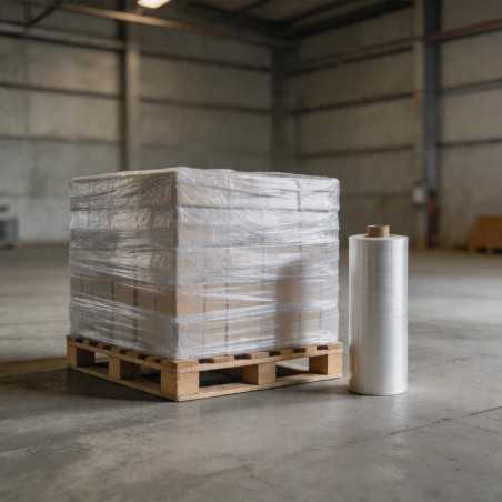 Film estensibile manuale pallet h 50 cm 240 m 23 micron | Crovegli