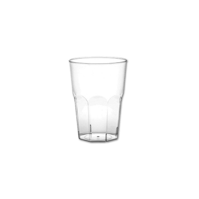Bicchiere cocktail ottagonale trasparente 120 ml | Crovegli