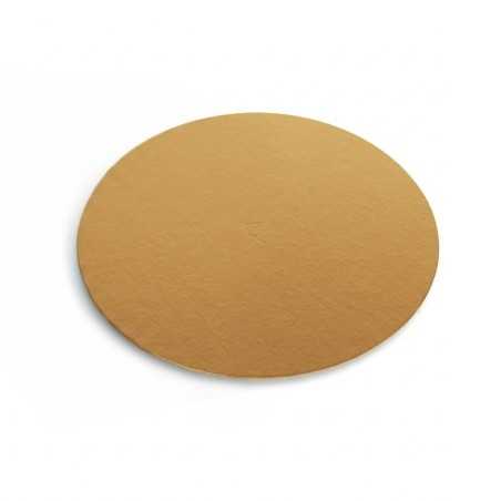 Disco sottotorta dorato liscio sottile Ø 26 cm pasticceria gelateria | Crovegli