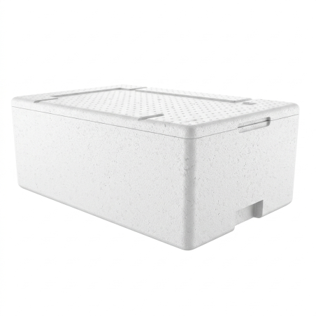 Scatola termica EPS bianco GN 33,2x54 cm H 14 cm alimenti | Crovegli