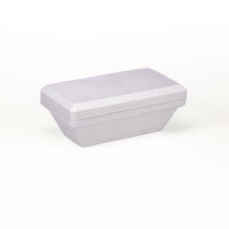 Vaschetta gelato Superpolo EPS termosaldato 420cc/350gr rettangolare | Crovegli