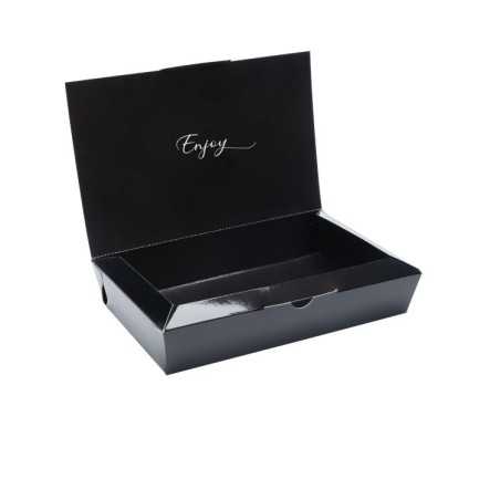 Contenitore nero plastificato 20x17 h5,3 cm | Crovegli