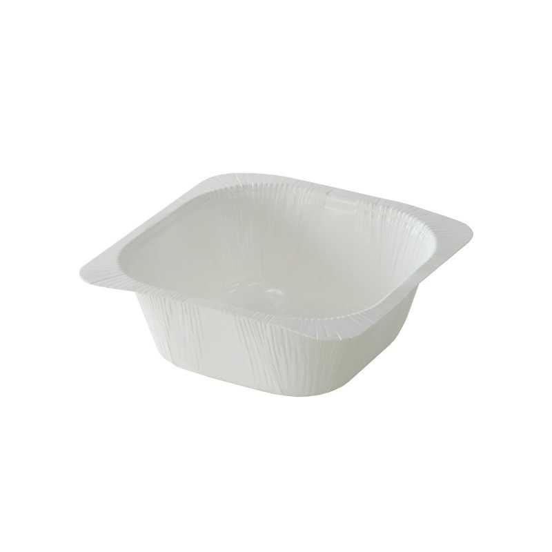 Vaschetta cellulosa VS50P termosaldabile 135x135 H50 1 porzione microonde | Crovegli