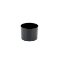 Coppetta Zero cilindrica nera 60cc per finger food dolce e salato | 15 pezzi