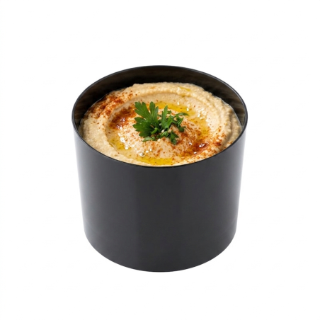 Coppetta Zero cilindrica nera 60cc finger food | Crovegli