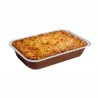 Contenitore alluminio 111 laccato rame 4 porzioni | Crovegli