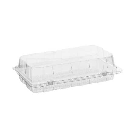 Vaschetta PET porta torta con coperchio a cerniera H 50 mm | Crovegli